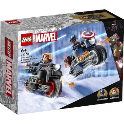 Lego Super Heroes - Black Widow And Captain America Motorcycles (76260)