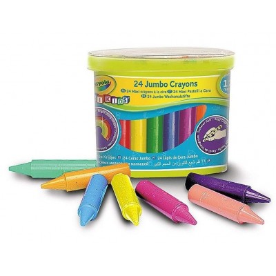 Crayola Κηρομπογιές Χοντρές 24τμχ (784)