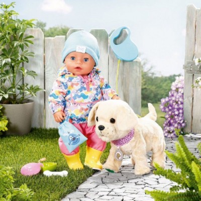 Baby Born Λούτρινο Διαδραστικό Σκυλάκι 28εκ (ZF829417)