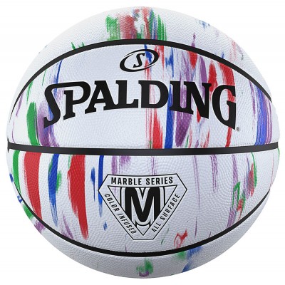 Spalding Μπάλα Μπάσκετ Marble Series Rainbow (84-397Z1)