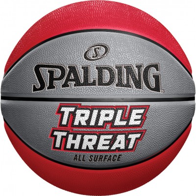 Spalding Μπάλα Μπάσκετ Triple Threat Rubber Sz7 (84-546Z1)