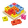 Tooky Toys Ξύλινα Σφηνώματα σε Σχήματα (8558) Ξύλινα Παιχνίδια