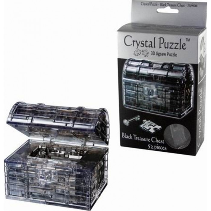 Crystal Puzzle Σεντούκι Θησαυρού Μαύρο (90017) παζλ