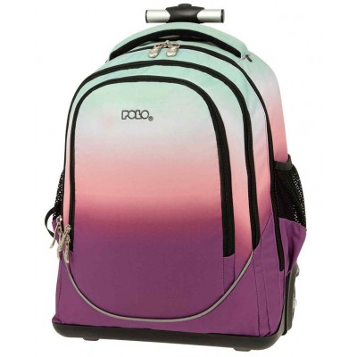 Polo Τσάντα Trolley 42x35x21 Μικρό Upllow - Lilac Pink Aqua Gradient (901253-8086)