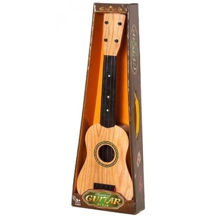 Κλασσική Ξύλινη Κιθάρα με 4 Χορδές (#2508A) μουσικα παιχνιδια