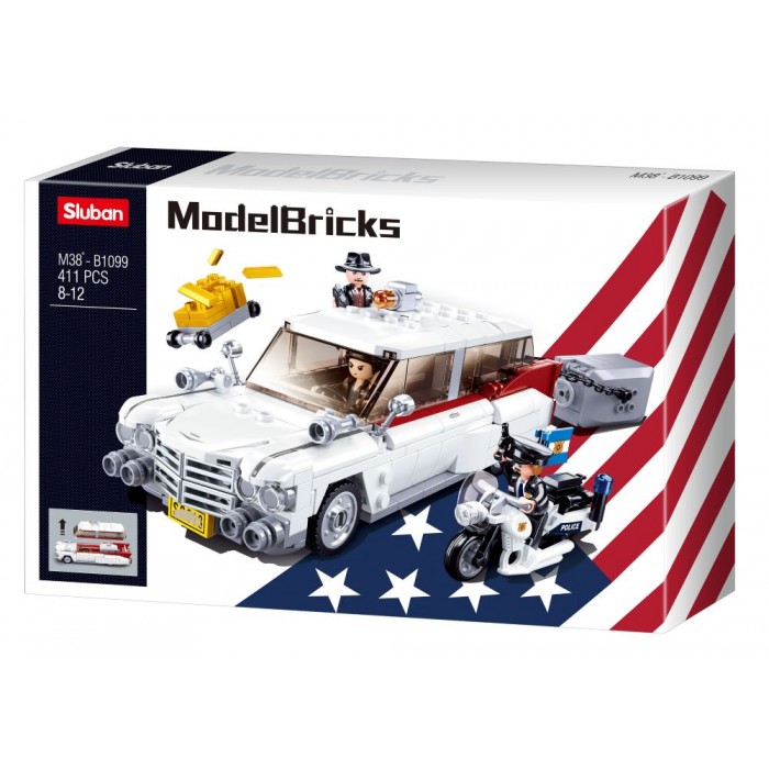 Sluban Κατασκευή American Robbers Car - 411τμχ (M38B1099) lego