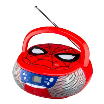 eKids CD Boombox Φορητό CD Player Με Ραδιόφωνο Spiderman (SM-430)