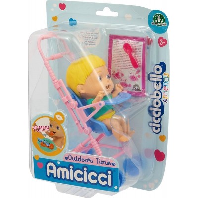 Cicciobello Amicicci Φιλαράκι Μωρό με Καροτσάκι (CC018010)