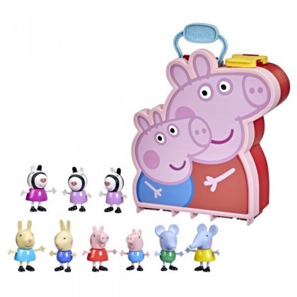 Peppa Pig - Carry Αlong Brothers & Sisters Φιγούρες (F2173)