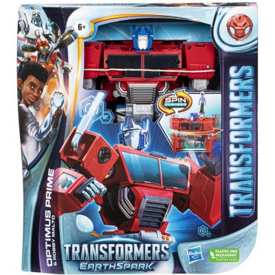 Transformers Earthspark Spinchannger Optimus Prime (F7663)