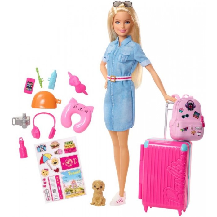 Barbie Έτοιμη για Ταξίδι (FWV25) κουκλες μοδας