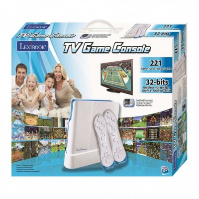 Lexibook Tv Game Κονσόλα 221 Παιχνίδια με 2 Χειριστήρια (JG7425)