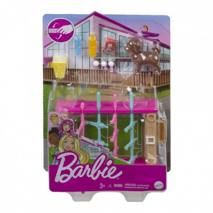 Barbie Έπιπλα - 3 Σχέδια (GRG75) Κούκλες Μόδας