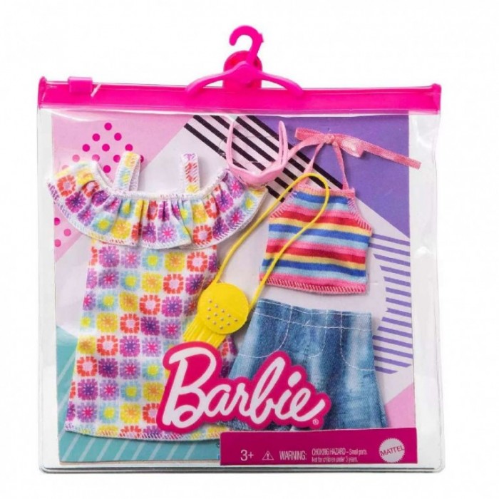 Barbie Μόδες - Σετ των 2 Τεμαχίων (GWF04) κουκλες & αξεσουαρ