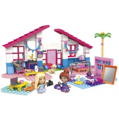 Τουβλάκια Mega Bloks - Barbie Σπίτι Malibu 300τμχ (GWR34)