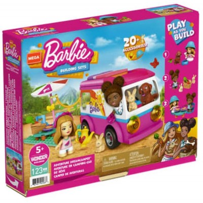 Τουβλάκια Mega Bloks - Barbie Τροχόσπιτο 130τμχ (GWR35)