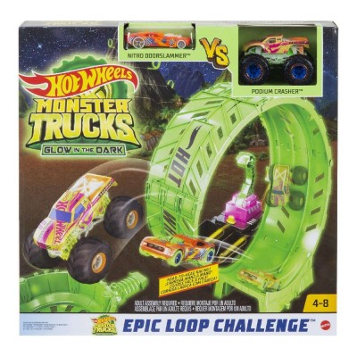 Hot Wheels Monster Trucks Πίστα Σούπερ Λούπ (HBN02)