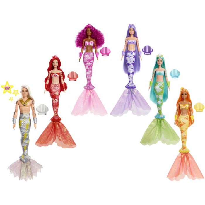 Barbie Color Reveal - Γοργόνες (HCC46) κουκλες μοδας