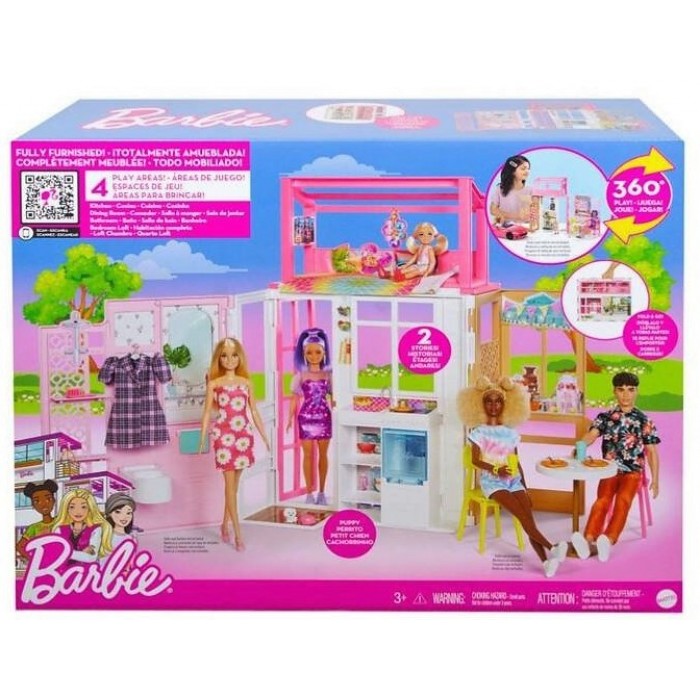 Barbie Σπιτάκι - Βαλιτσάκι (HCD47) κουκλες μοδας