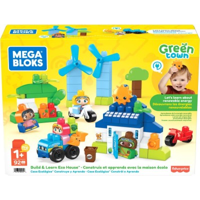 Mega Bloks - Build & Learn Οικολογικό Σπίτι (HCG36)