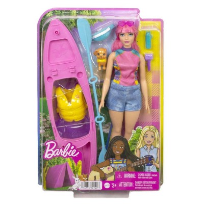 Barbie Κούκλα Daisy Σετ με Κανό (HDF75)