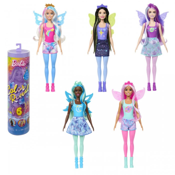 Barbie Color Reveal - Νεράιδες (HJX61) κουκλες μοδας