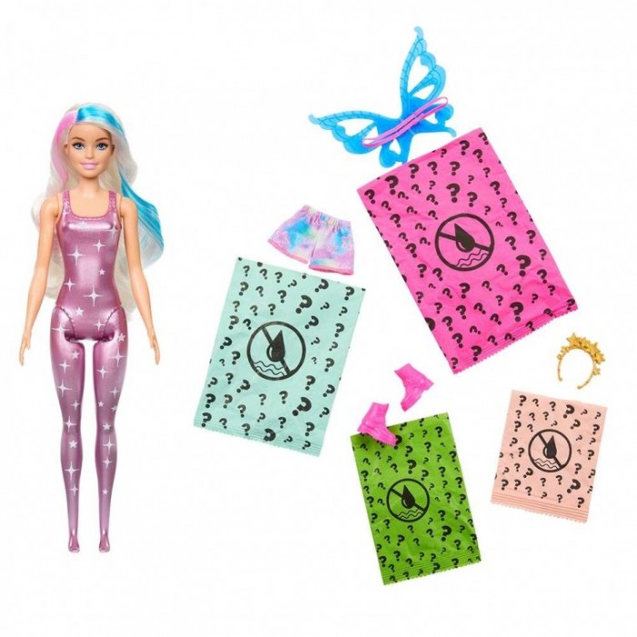 Barbie Color Reveal - Νεράιδες (HJX61) κουκλες μοδας