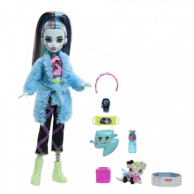 Παιχνιδολαμπάδα Monster High Creepover Party Κούκλα - Frankie (HKY68)