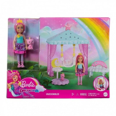 Barbie Κούκλα Chelsea - Ονειρικό Σετ (HLC27)