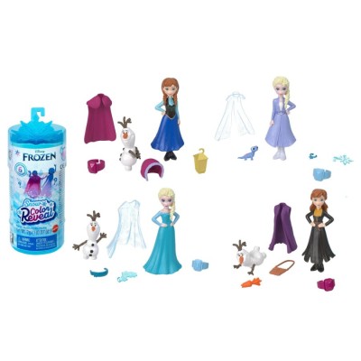 Disney Frozen Κούκλα - Μίνι Κούκλες Snow Reveal - 4 Σχέδια (HMB83)