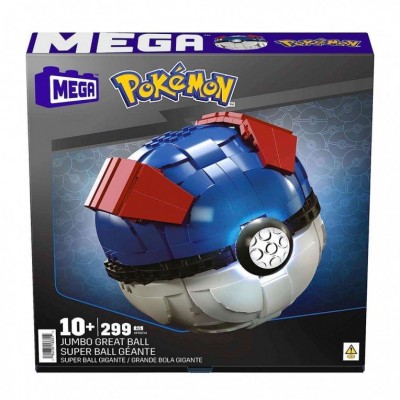 Mega Bloks Pokemon Jumbo Great Ball με Φως (HMW04)