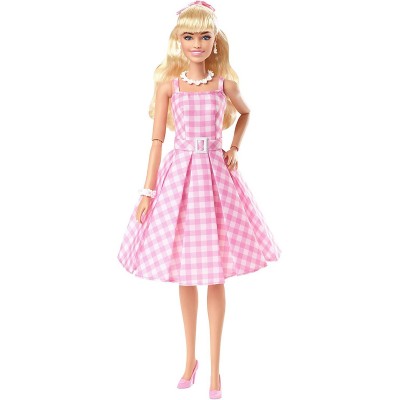 Barbie Κούκλα Barbie Movie Pink Gingham Dress (HPJ96)