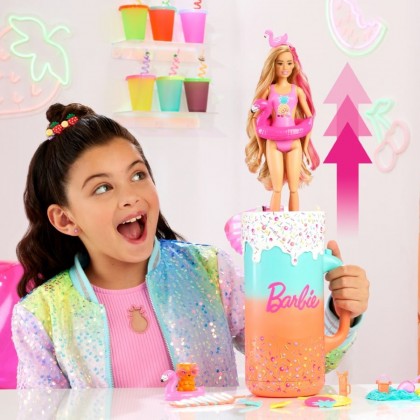 Παιχνιδολαμπάδα Barbie Κούκλα Pop Reveal Καλοκαιρινό Σετ (HRK57)