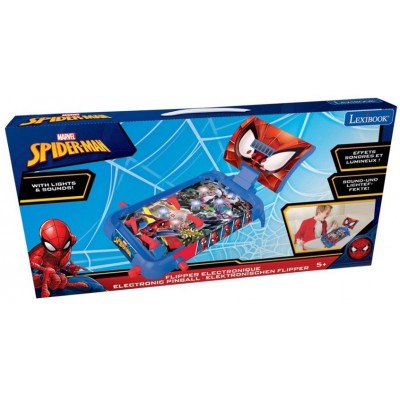 Ηλεκτρονικό Φλίπερ Spiderman με Φώτα και Ήχους (JG610SP)