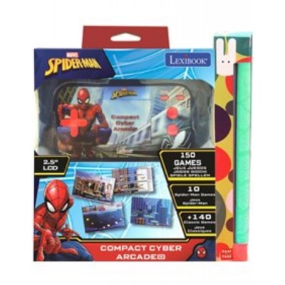 Παιχνιδολαμπάδα Spiderman Ηλεκτρονική Κονσόλα 2.5" Compact Cyber Arcade (JL2367SP)