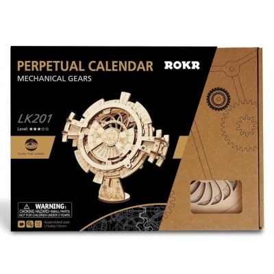 Robotime 3D Ξύλινη Κατασκευή - Perpetual Calendar (LK201)