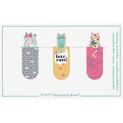 Magnetic Bookmark Love Cats (Μ31149)