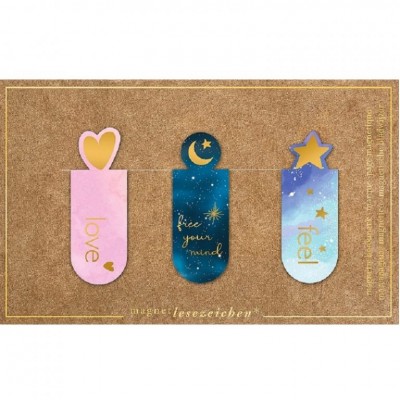 Magnetic Bookmark Star & Moon (M31158)