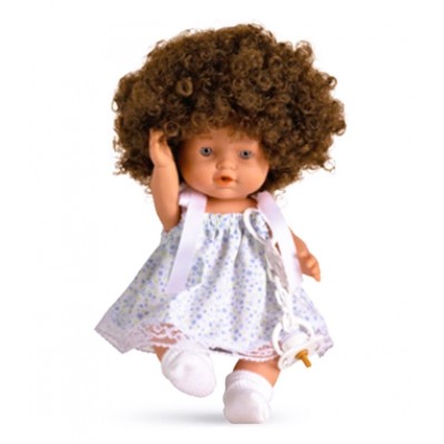 Κούκλα Magic Baby - Κούκλα Μωρό "My Babies" με Λευκό Φόρεμα (ΜΒ3003)