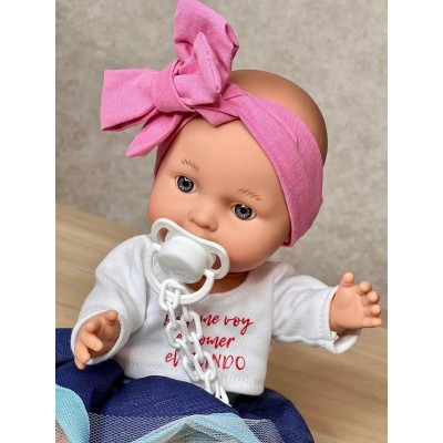 Κούκλα Magic Baby - Κούκλα Μωρό με Ροζ Φιόγκο (ΜΒ3034)