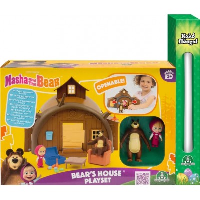 Παιχνιδολαμπάδα Masha & The Bear Το Σπίτι του Αρκούδου(MHA22000)