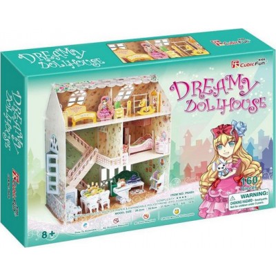 Cubic Fun Παζλ 3D Dreamy Dollhouse - 160τμχ (#P645h)
