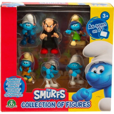 Smurfs - Σετ Στρουμφάκια 6 Φιγούρες - 2 Σχέδια (PUF14000)