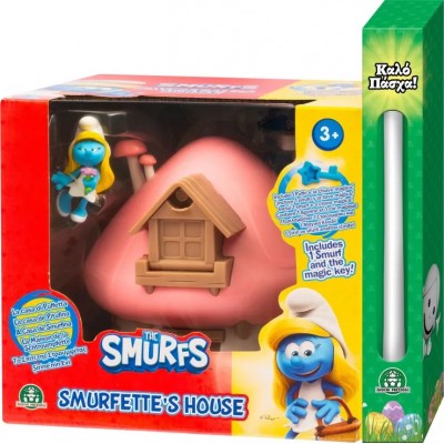 Παιχνιδολαμπάδα Smurfs - Στρουμφάκια Μαγικό Σπίτι και Φιγούρα - 2 Σχέδια (PUF20000)