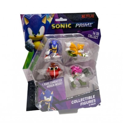 P.M.I. Sonic Prime - 5 Pack S1 + 1 Rare Hidden Character (SON2040)
