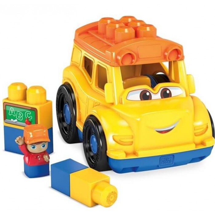 Τουβλακια - Mega Bloks Σχολικό Όχημα με Τουβλάκια lego