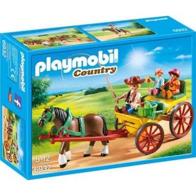 Playmobil Άμαξα με Οδηγό και Παιδάκια