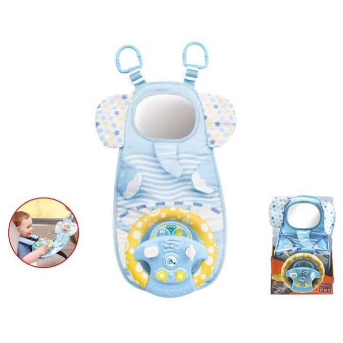 Πρωτα παιχνιδια μωρου - Μαλακό Ελεφαντάκι Αυτοκινήτου με Τιμόνι βρεφικα
