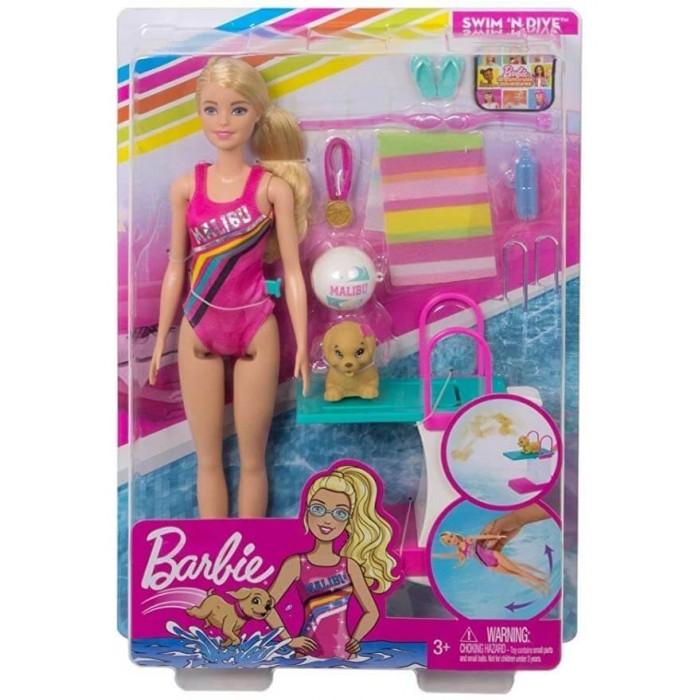 Barbie DHA Κολυμβήτρια (GHK23) Κούκλες Μόδας