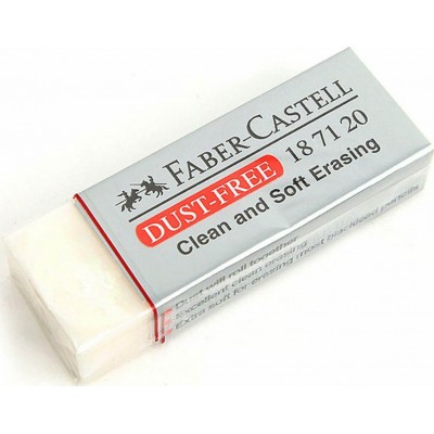 Faber Castell Γόμα Dust Free Λευκή (187120)